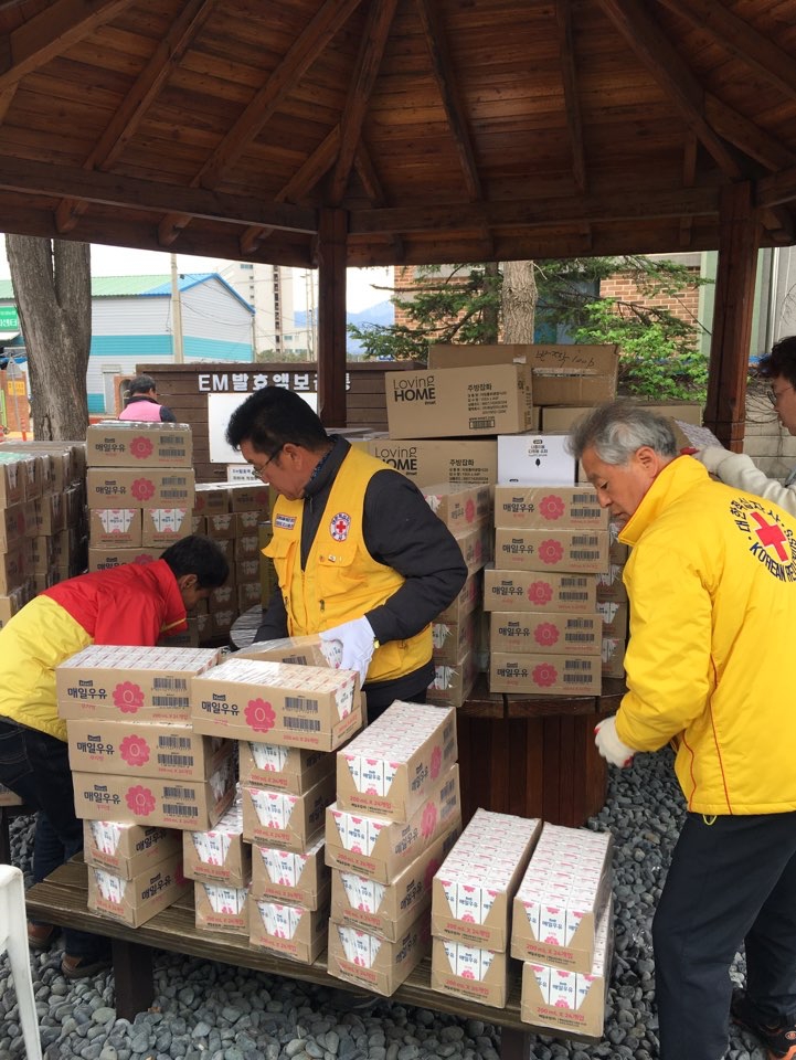 매일유업, 강원도 산불피해 이재민 위해 음료 1만여개 전달