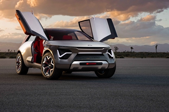 기아차, 전기차 콘셉트카 '하바니로' 뉴욕서 공개...니로EV 계승한 강렬한 CUV