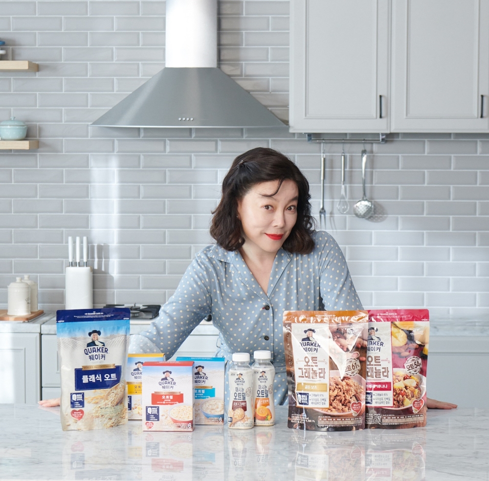 롯데제과 퀘이커, 광고모델로 최화정 발탁