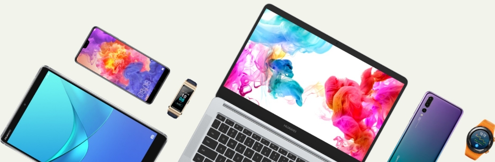 △화웨이 제품들의 모습/사진=오승혁 기자