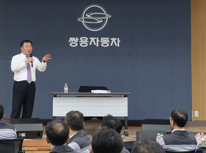 예병태 쌍용차 사장. (사진=쌍용차)