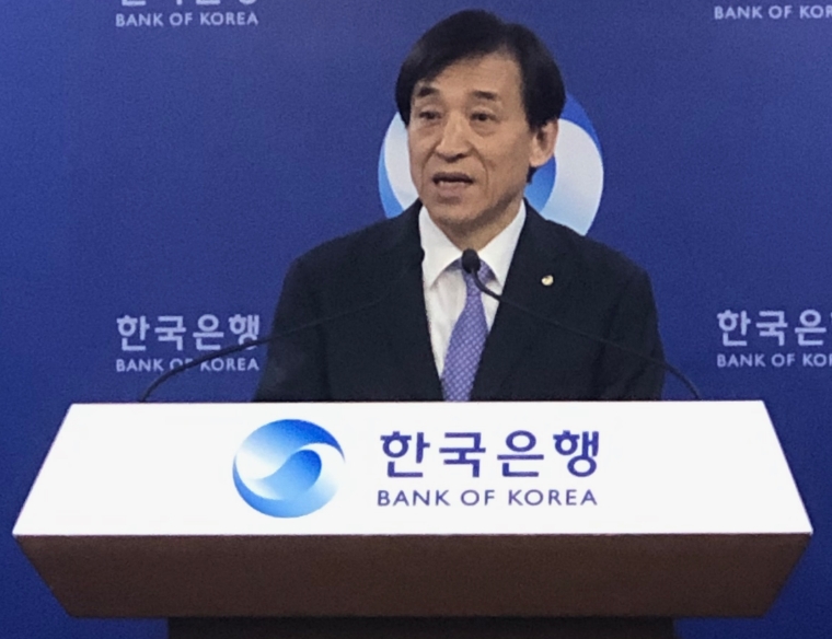 ▲이주열 한국은행 총재가 31일 서울 중구 한은 본부에서 열린 금융통화위원회 회의 직후 열린 기자간담회에서 발언을 하고 있다./사진=한국금융신문