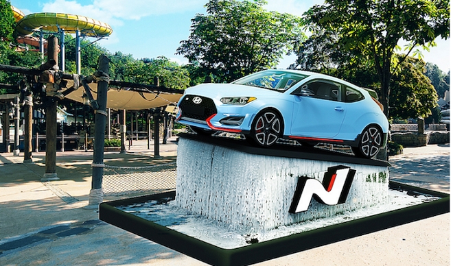 벨로스터 N 전시존. (사진=현대차)