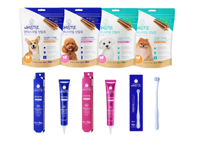 삼성카드, 애경산업과 반려동물 덴탈케어 용품 7종 출시