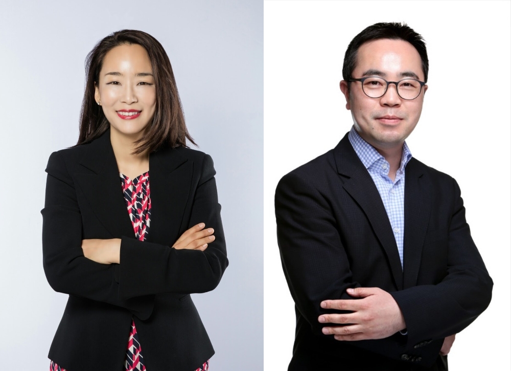 신임 조민수 CMO와 김상준 CFO. /사진제공=카버코리아