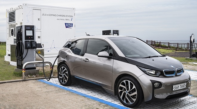 BMW 제주 e-고팡 충전소. (사진=BMW코리아)