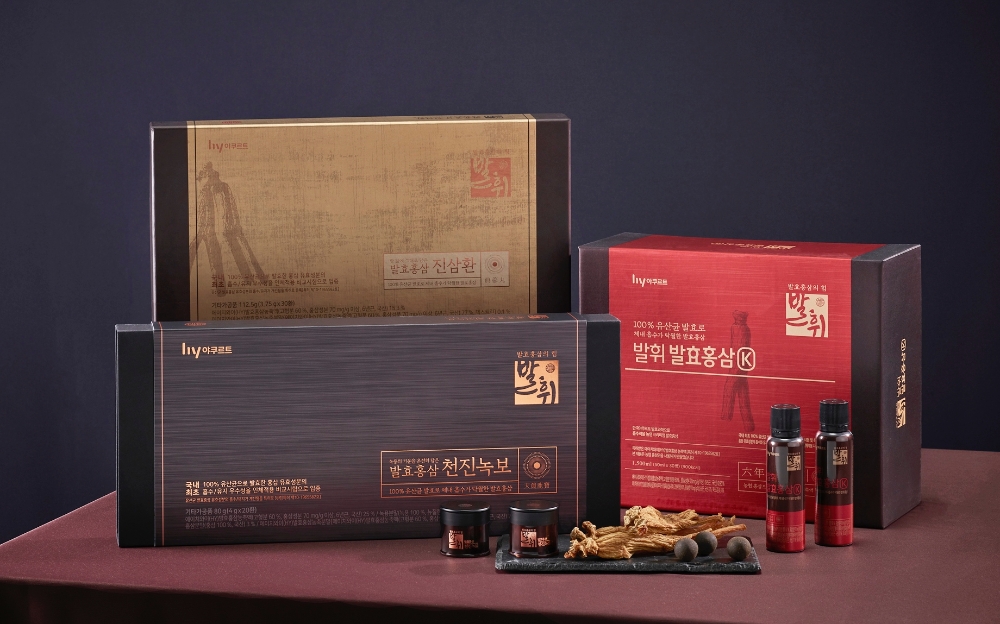 한국야쿠르트, 프리미엄 발효홍삼 브랜드 '발휘' 출시