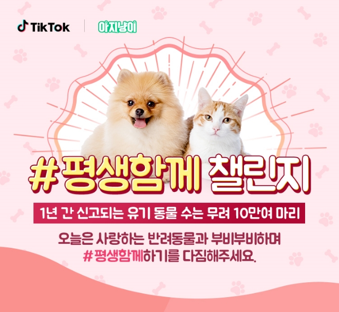 삼성카드, 반려동물 보호문화 형성 '평생함께 챌린지' 캠페인 진행