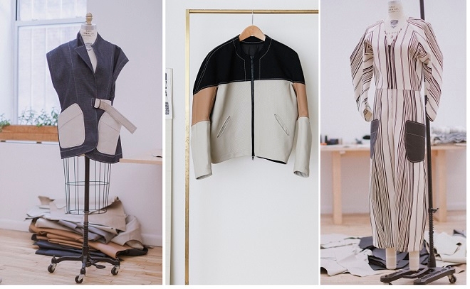 제작중인 현대자동차 업사이클링 의상. (사진=현대차)