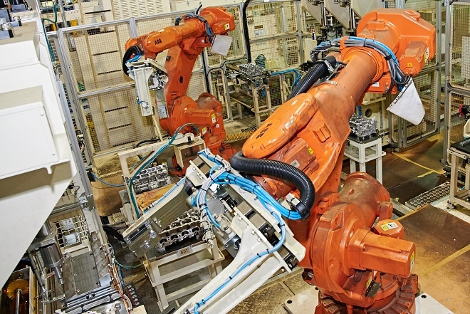 창원 엔진공장 가공라인. (사진=쌍용차)