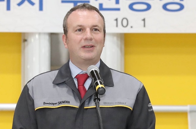 도미닉 시뇨라 르노삼성자동차 사장. (사진=르노삼성)