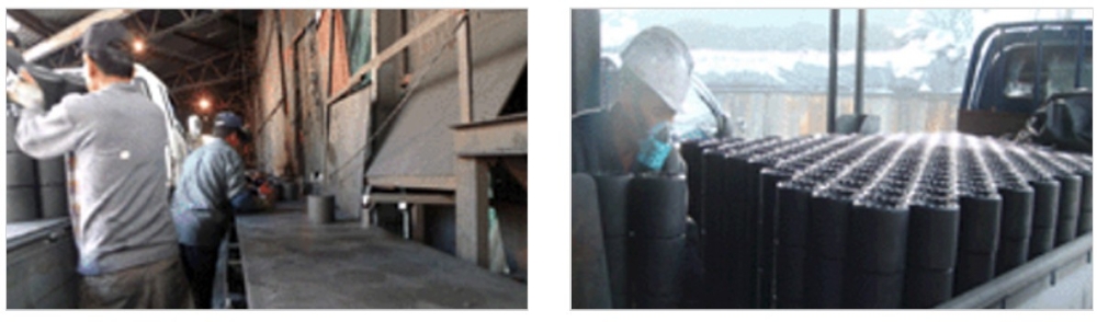 △한국광해관리공단의 석, 연탄 지원 사업 현장 모습/사진=오승혁 기자(한국광해관리공단 자료 편집)