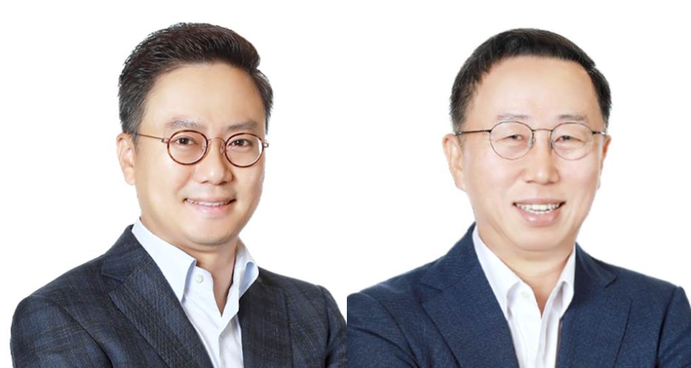 (좌)홍정국 BGF 신임 대표이사 (우)이건준 BGF리테일 신임 대표이사 내정자. /사진제공=BGF그룹