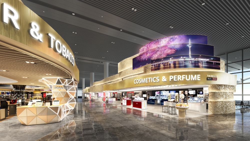 마카오 국제공항 면세점 내부. /사진제공=호텔신라