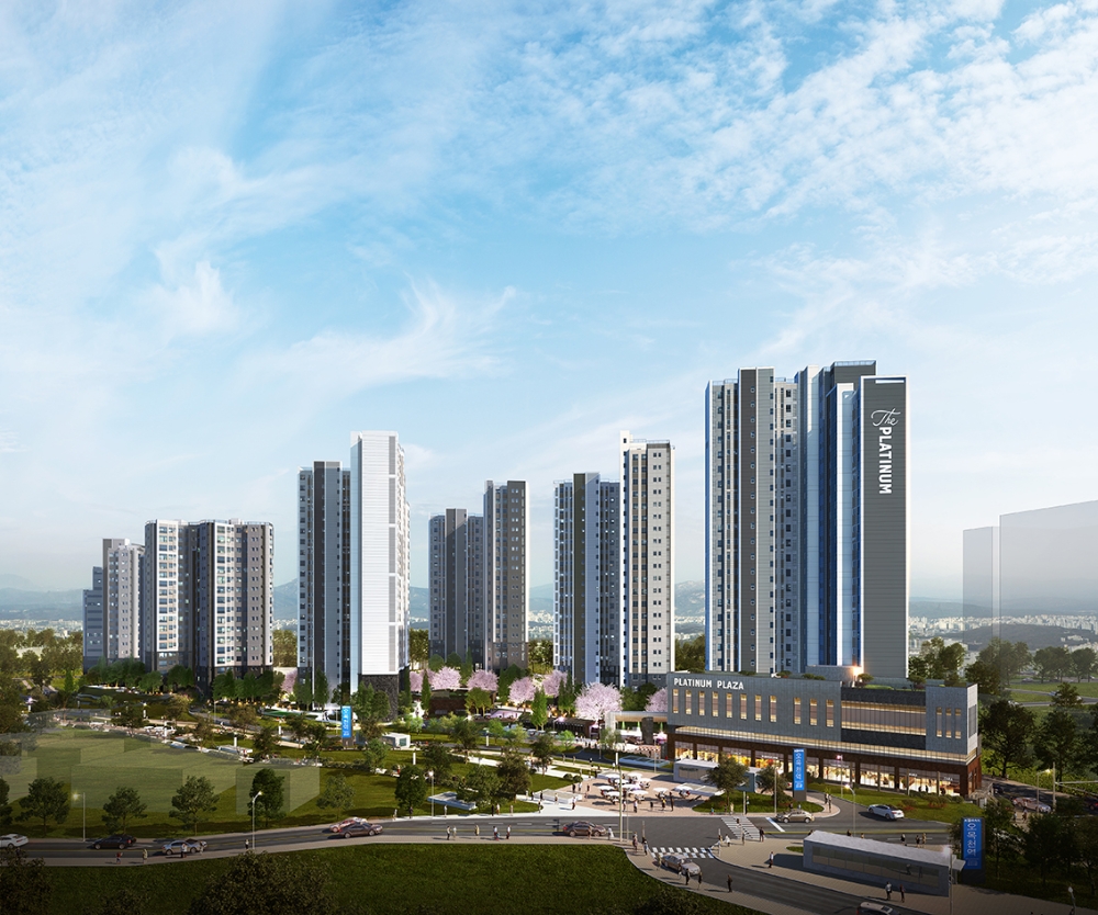 쌍용 더 플래티넘 오목천역 조감도(사진:브릭커뮤니케이션)