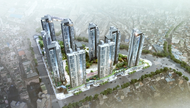 계림1구역 도시환경정비사업 조감도. 제공=호반건설