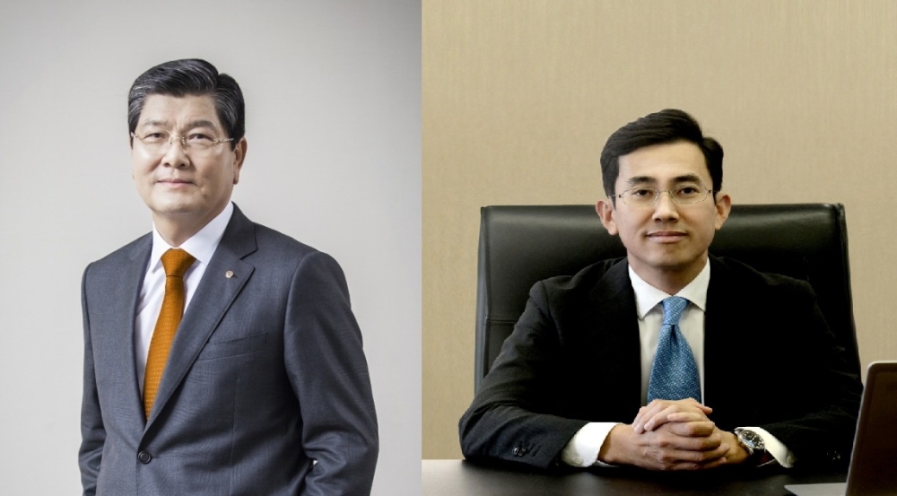 차남규 한화생명 부회장 (좌), 최원진 롯데손해보험 사장 (우)