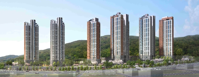 e편한세상 홍제 가든플라츠 투시도. 제공=대림산업