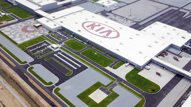 기아차 인도공장 전경.