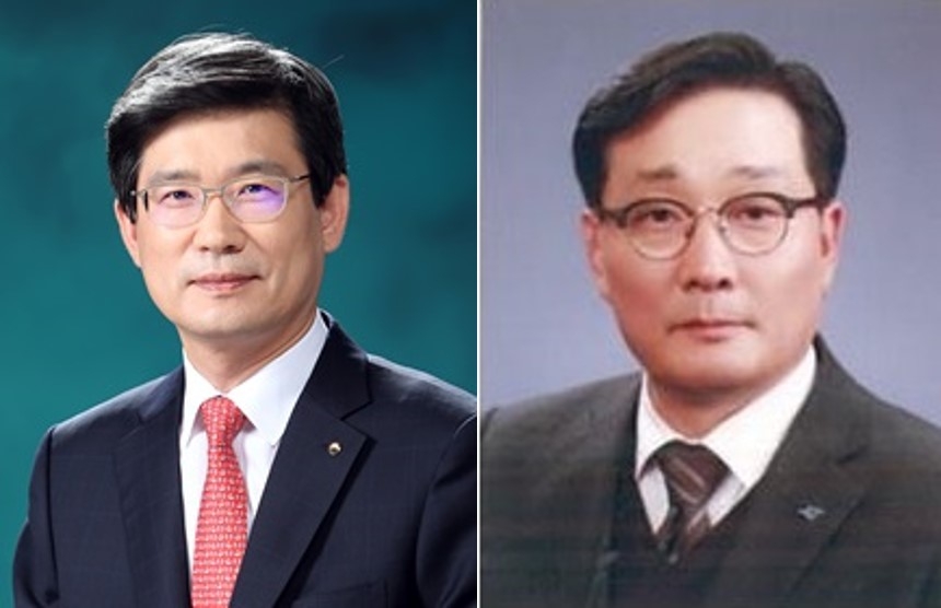 이창재(왼쪽), 이창하 우리자산신탁 신임대표./사진=우리금융지주