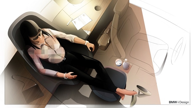 BMW, 미래차 내부 콘셉트는 호텔 스위트룸 …CES서 BMW i3 개조 모델 공개