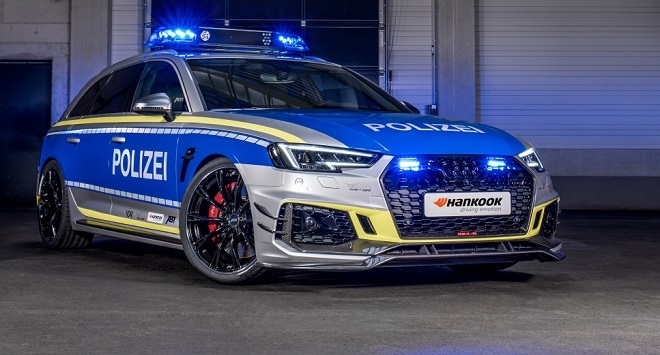 한국타이어, 독일서 아우디 RS4 경찰차와 튜닝 캠페인 전개