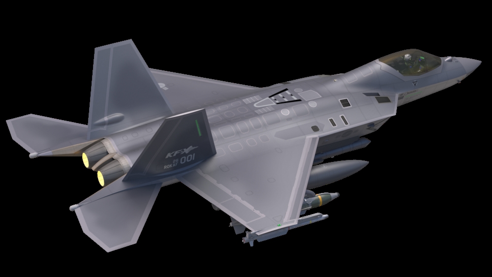 차세대 한국형 전투기 KF-X의 모습/사진=오승혁 기자(자료 편집)