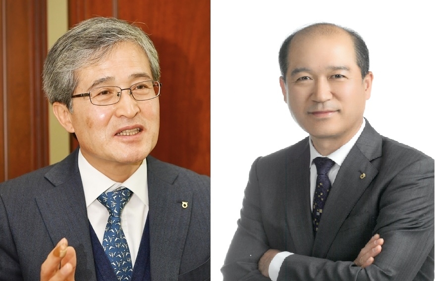 홍재은 NH농협생명 대표이사 (좌), 최창수 NH농협손해보험 대표이사 (우)
