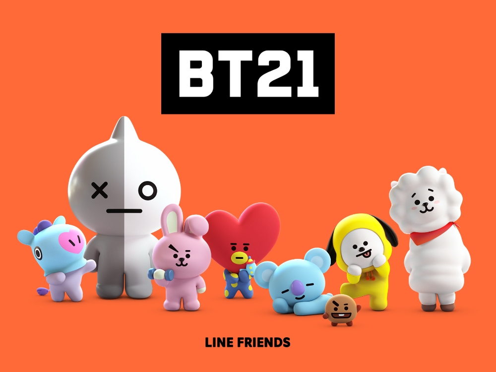 라인프렌즈의 BT21/사진=라인프렌즈
