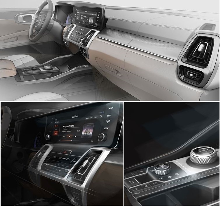 쏘렌토 풀체인지, 렌더링 공개…돋보이는 직선美