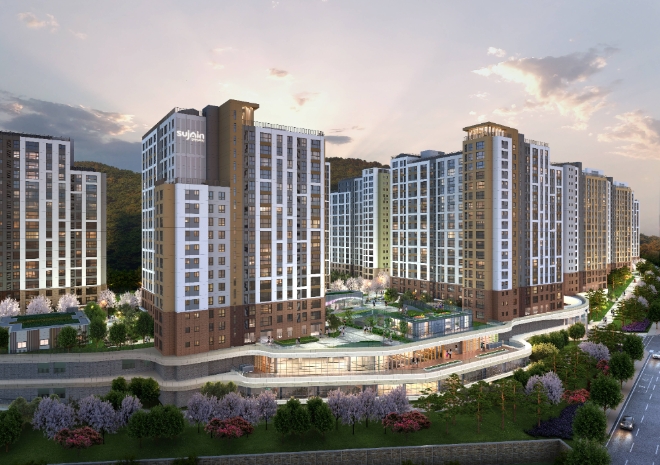 한양수자인 디에스티지 조감도. /사진=한양.