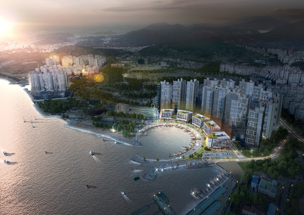 웅천 롯데캐슬 마리나 조감도 / 사진=롯데건설