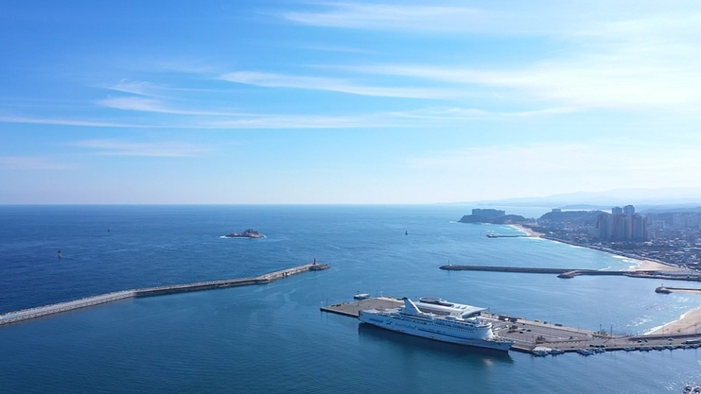 속초디오션자이 40층 높이 바다 전경 뷰 / 사진=gs건설