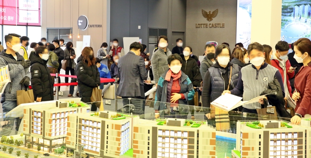 웅천 롯데캐슬 마리나 견본주택 / 사진=더피알