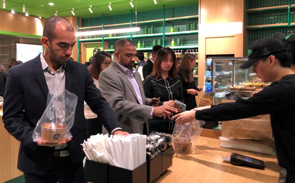 CJ제일제당은 미국 뉴욕 맨해튼에서 운영중인 '비비고 팝업스토어'를 5월 말까지 연장한다고 밝혔다. /사진제공=CJ제일제당