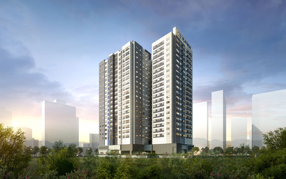 쌍용 더 플래티넘 해운대 석경투시도 / 사진=쌍용건설