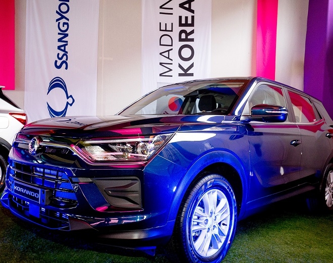 쌍용 코란도.