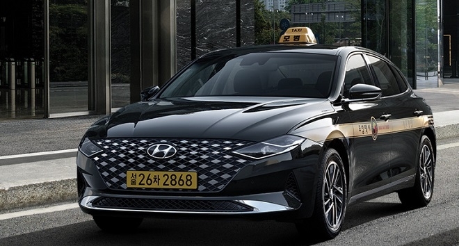 더뉴 그랜저 택시.