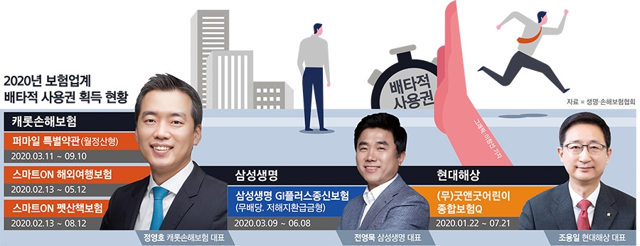 “상품이 곧 경쟁력” 보험업계 독점권 경쟁 치열