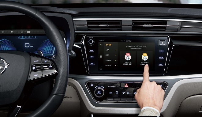 쌍용차, LG·네이버와 '스마트카' 뭉쳤다…인포콘, 티볼리·코란도에 본격 탑재