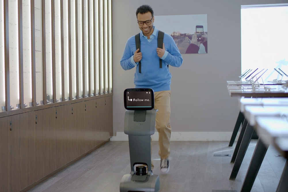 래미안 단지에 도입될 예정인 '커뮤니티 로봇' 예시 / 사진=삼성물산