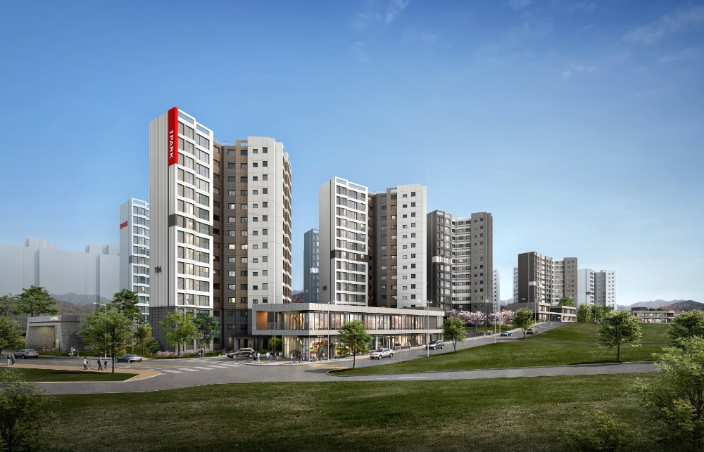 우장산숲 아이파크 투시도