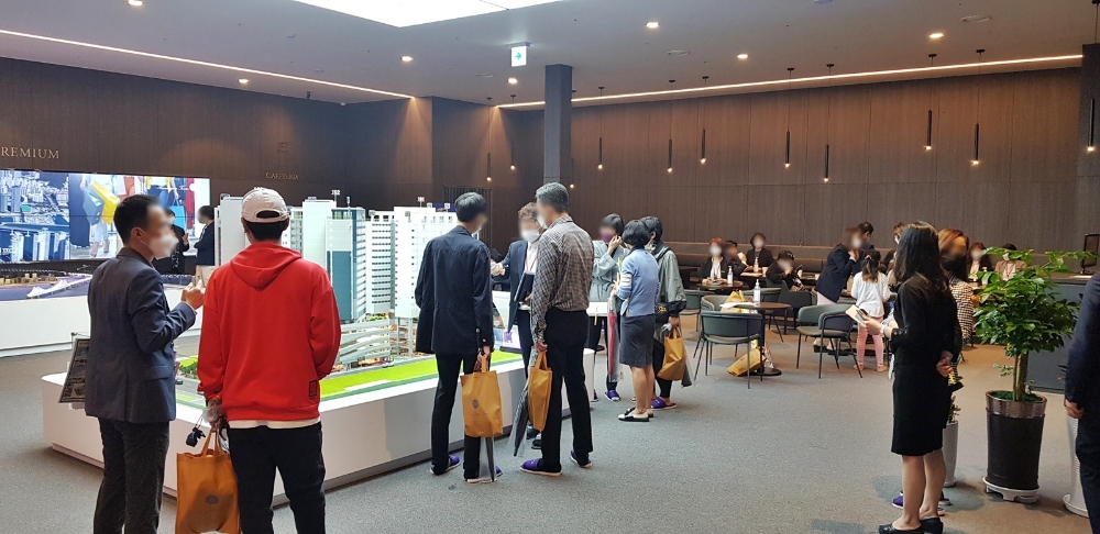 해링턴 타워 광안 디오션 견본주택 전경 / 사진=더피알