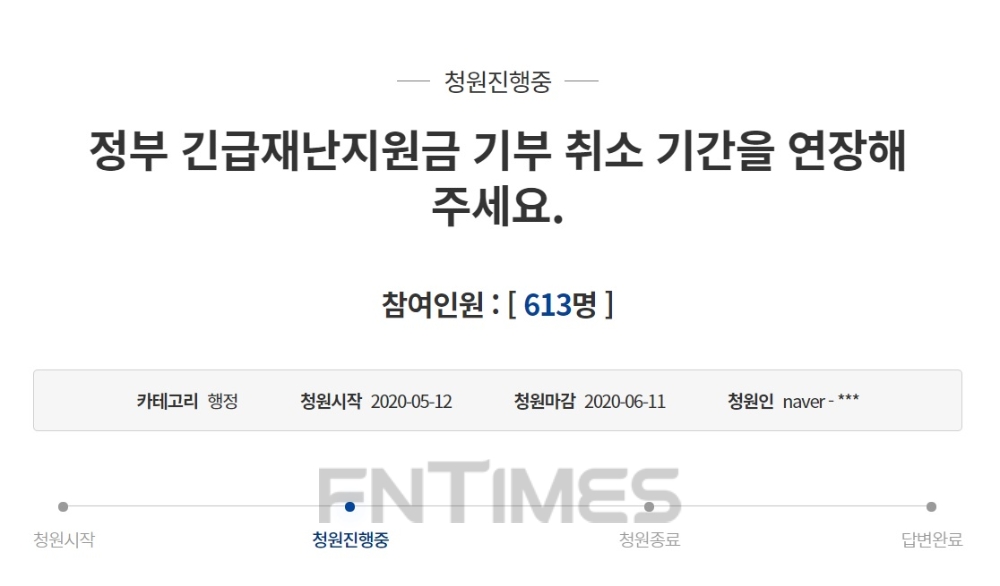 청와대 국민청우너 홈페이지 갈무리./사진=청와대 국민청원 홈페이지