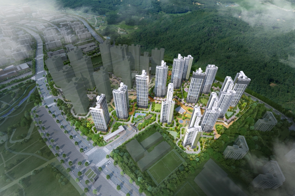 양주 옥정신도시 제일풍경채 레이크시티 조감도