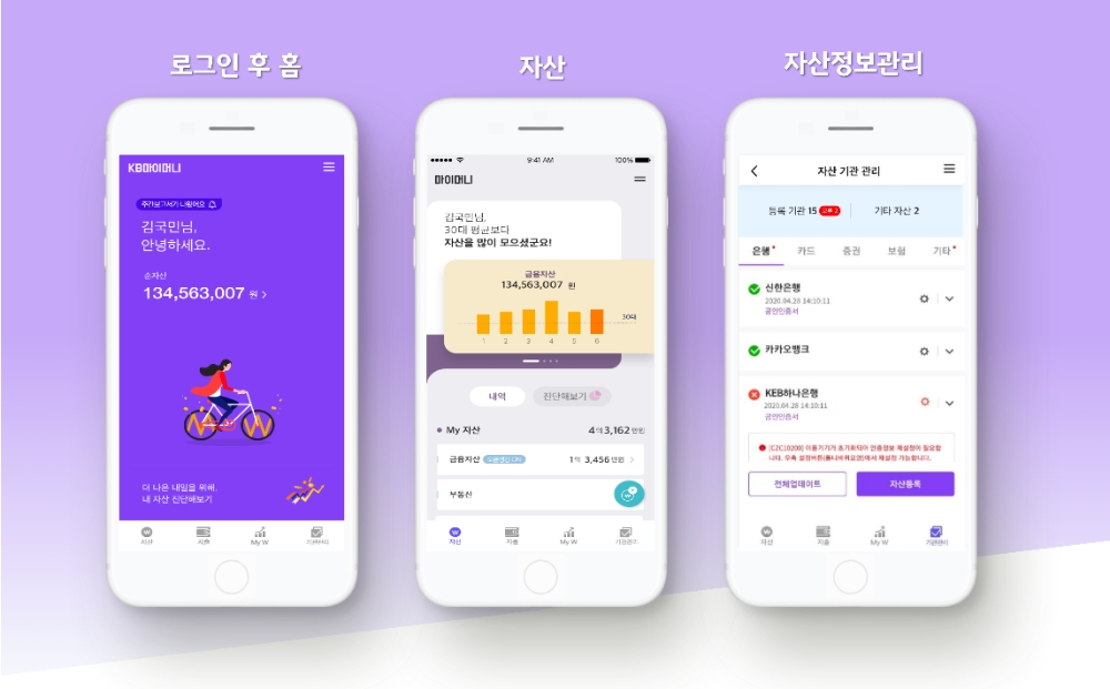 KB마이머니 오픈뱅킹 연계 개편 / 사진= KB국민은행(2020.05.22)