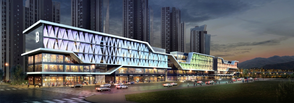 삼성물산이 반포3주구에 제안한 상가 외관 디자인 / 사진=삼성물산