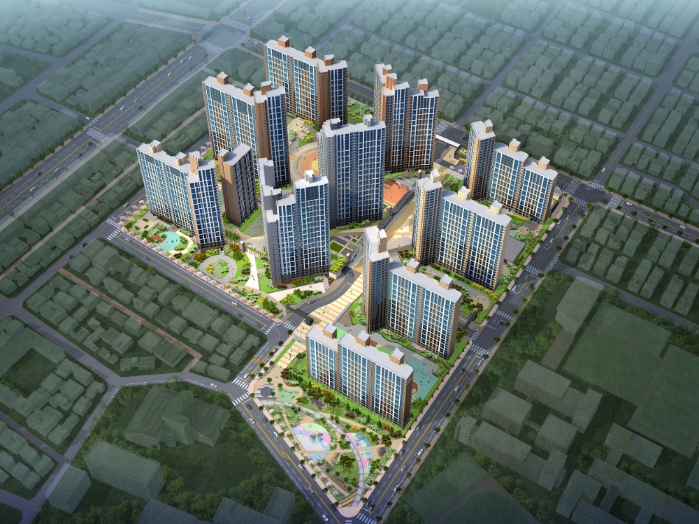 서대구역 반도유보라 센텀 조감도