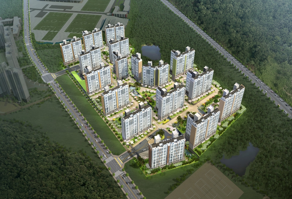 성산 반도유보라 아이비파크 조감도