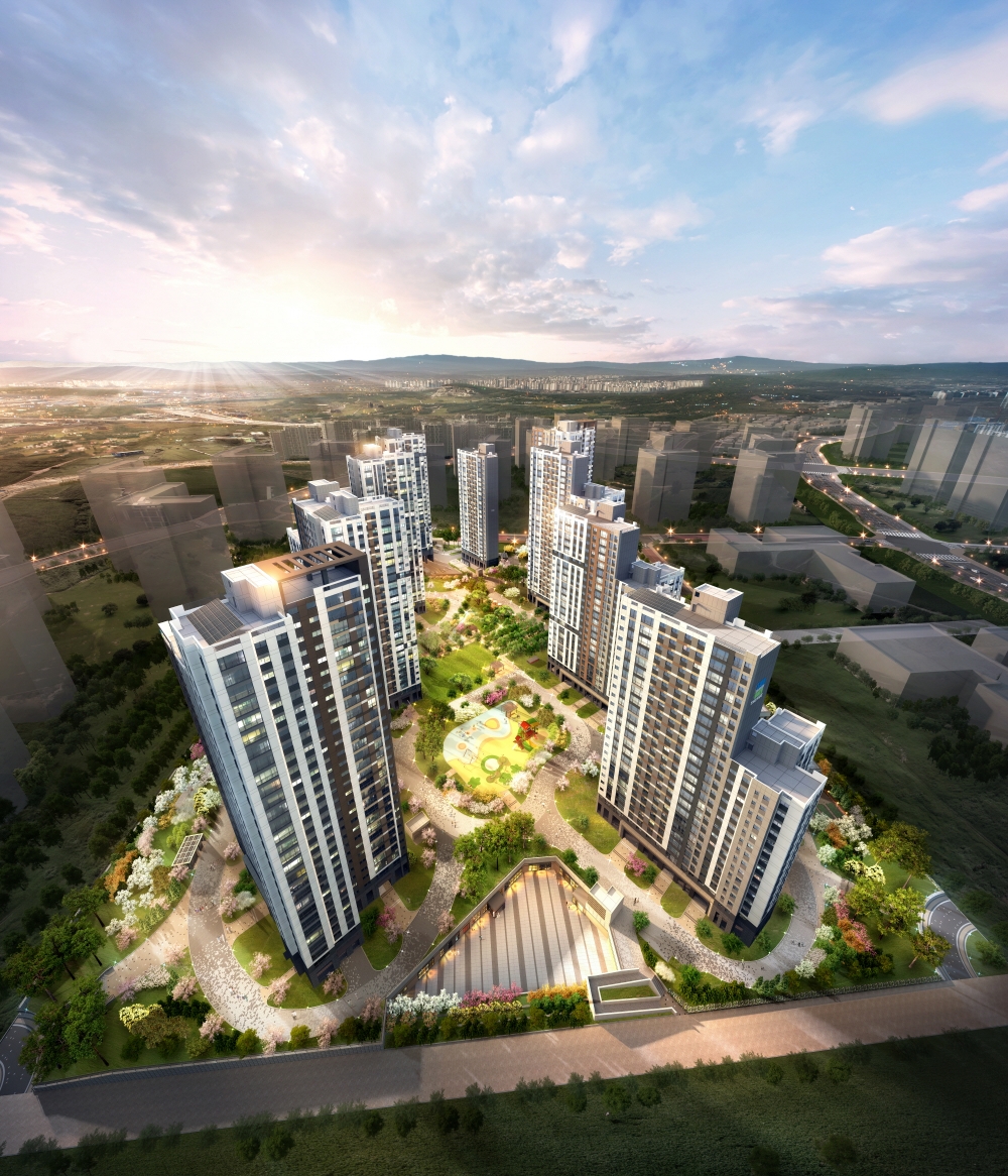 양주 옥정신도시 한신더휴 광역조감도